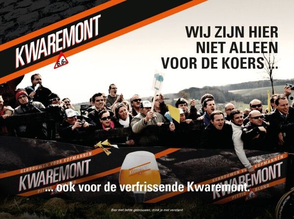 Kwaremont Koers 2023 wielrenevenement met enthousiaste fans langs het parcours